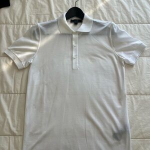 Burberry White Polo Shirt